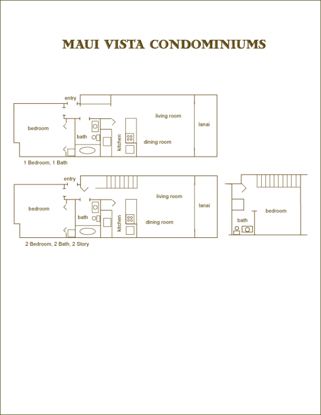 Maui Vista condo information, grounds maps, amenities